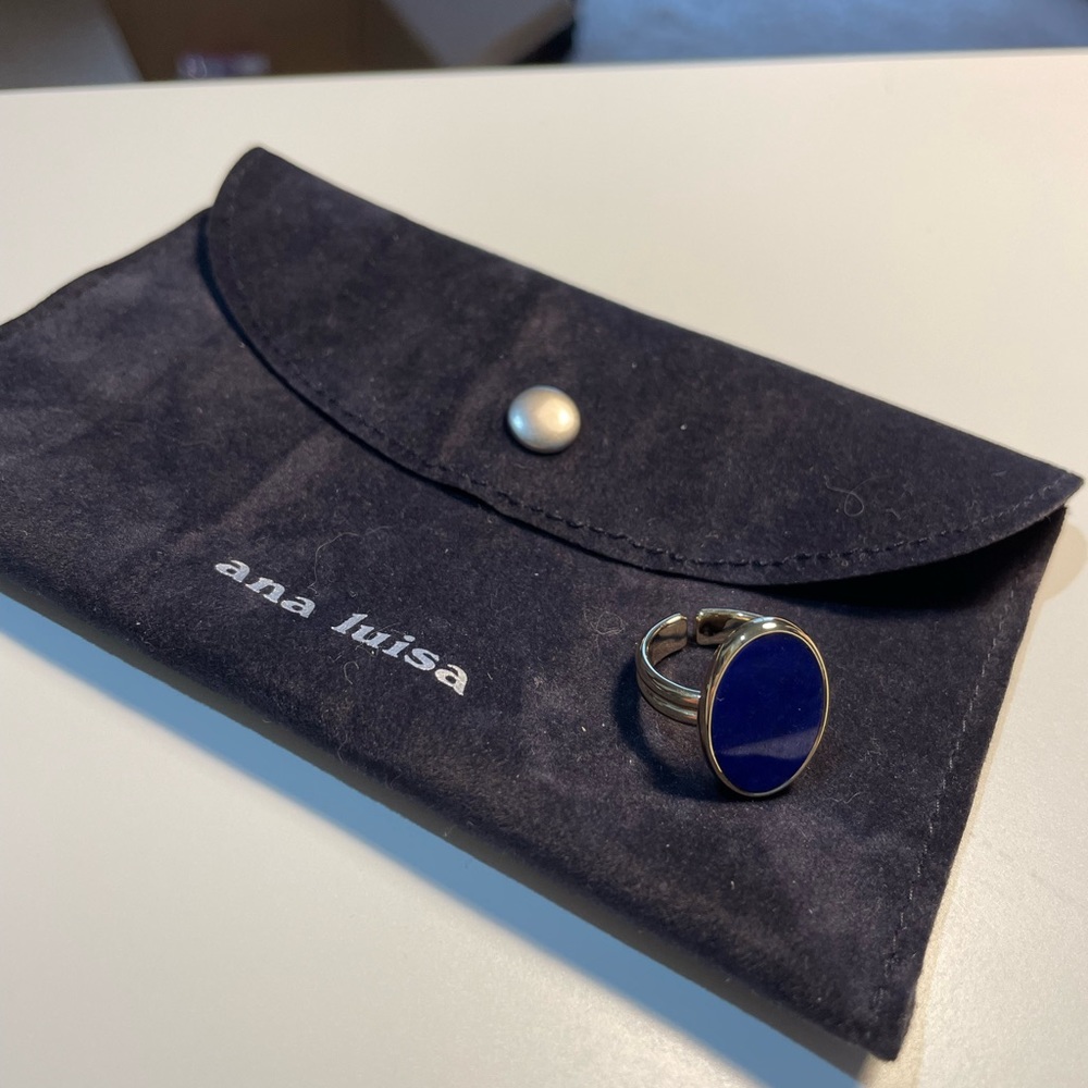 Ana Luisa Lapis Lazuli Open Ring